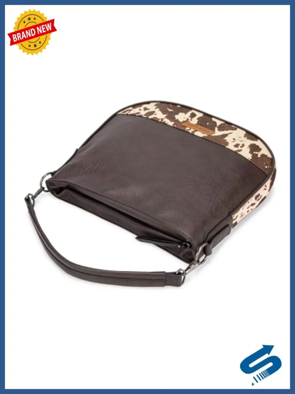 Hobo Bag Crossbody Shoulder Purse with Adjustable Strap Vegan Leather